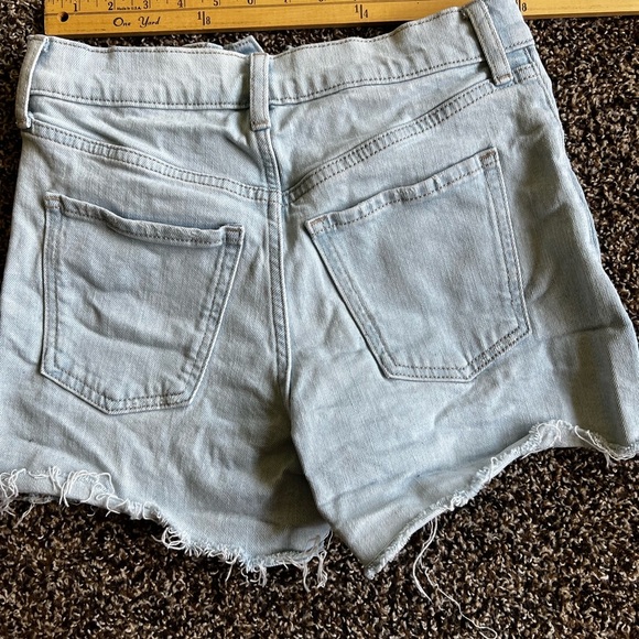 Light Blue Denim Women's Shorts - Picture 4 of 6